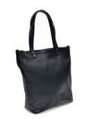 Borsa tote Zaria in vera pelle nera