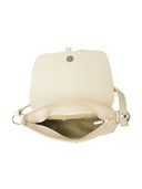 Borsa a tracolla Louisa, vera pelle beige