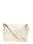 Borsa a tracolla Samira beige in vera pelle