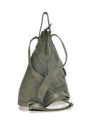 Aviria Zaino Borse Pelle Naturale Verde