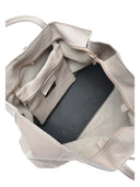 Borsa Dia Tote in pelle naturale color talpa