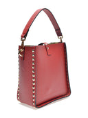 Borse Borsa a mano Eva in pelle naturale Rossa