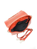 Borse Borsa a mano Crina in pelle naturale Rossa