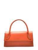 Borsa a tracolla Tia in pelle naturale Arancione