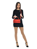 Borse Borsa a tracolla Tia vera pelle Rosso