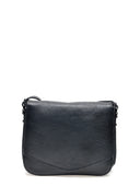 Borsa a tracolla Corallo vera pelle Nero