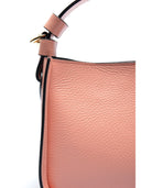 Borsa a mano Chantal rosa in vera pelle