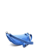 Borsa a tracolla Aminia, pelle naturale, blu elettrico
