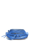 Borsa a tracolla Aminia, pelle naturale, blu elettrico