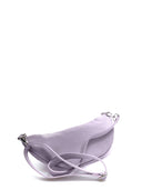 Borsa a tracolla Aminia, pelle naturale lilla