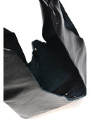 Borse Borsa a mano Louise in pelle naturale nera