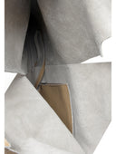 Borsa Shopper Assunta in pelle naturale tortora