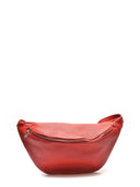 Marsupio Wilhelmina in vera pelle Rosso