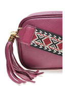 Borsa a tracolla Alessia in vera pelle bordeaux