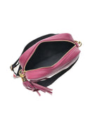 Borsa a tracolla Alessia in vera pelle bordeaux