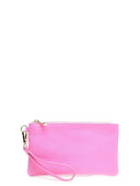 Pochette Elsa in pelle naturale fucsia