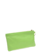 Pochette Elsa in vera pelle Verde