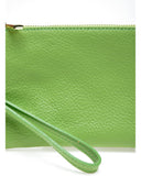 Pochette Elsa in vera pelle Verde