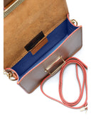 Marsupio Greta in vera pelle Cognac