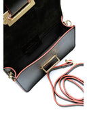 Marsupio Greta in vera pelle Nero