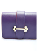 Marsupio Greta viola in vera pelle