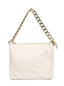 Borsa a tracolla Fabiola beige in vera pelle