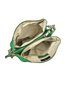 Anna Luchini geanta de umar Fabiola piele naturala  Verde deschis