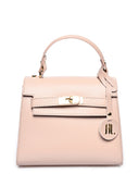 Borse Borsa a mano Angelina in pelle naturale rosa