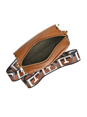 Borsa a tracolla Amina in vera pelle Cognac