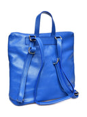 Zaino Malina in vera pelle Blu elettrico