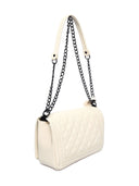 Borsa a tracolla Eleonora beige in vera pelle