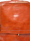 Zaino Anna Luchini Francine in pelle naturale timbro Cognac