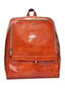 Borse zaino Francine, vera pelle color cognac