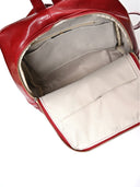 Anna Luchini rucsac Francine piele naturala  Rosu stamp