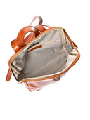 Borse zaino Alice, vera pelle color cognac