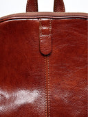 Borse zaino Alice, vera pelle marrone