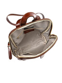 Borse zaino Alice, vera pelle marrone