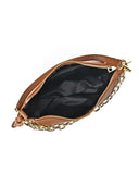 Borsa a mano Mimi cognac in vera pelle