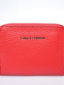 Portafoglio Dacia in vera pelle Rosso