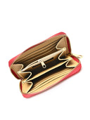 Portafoglio Dacia in vera pelle Rosso