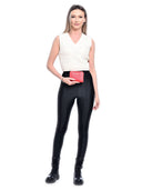 Portafoglio Dacia in vera pelle Rosso