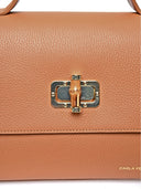 Borse Borsa a tracolla Theodora in pelle naturale Cognac