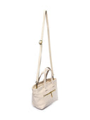 Borsa a mano Josepha beige in vera pelle