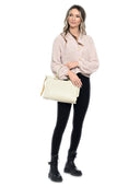 Isabella Rhea Geanta de mana  Anastasia piele naturala  Bej