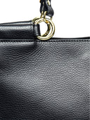 Borsa a mano Anastasia in pelle naturale nera