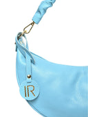 Borsa a mano Maximiliane in pelle naturale azzurro