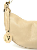 Borsa a mano Maximiliane in vera pelle color talpa