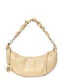 Borsa a mano Maximiliane in vera pelle color talpa