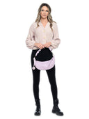 Borsa Maximiliane in pelle naturale lilla