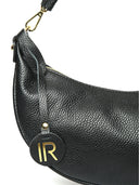 Borsa a mano Maximiliane in vera pelle nera